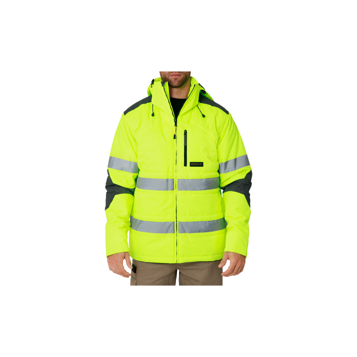 Caterpillar Men's Hi Vis Boreas Taped Jackets Yellow CAT-40123